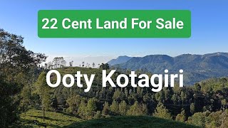 Ooty Kotagiri 22 Cent Land For Sale 9349006003 9388890009 [upl. by Gnart]