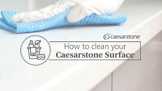 How to Clean Your Caesarstone [upl. by Nedak]