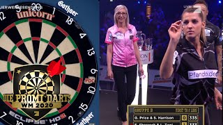 Gruppe B Sarah Harrison amp Gerwyn Price vs Fallon Sherrock amp Luca Toni  Promi Darts WM  ProSieben [upl. by Ytinirt243]