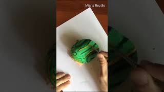 How to Paint a Frog on a Stone😍 Rock Painting shorts [upl. by Harlow977]