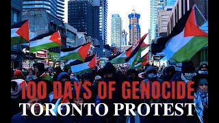 TORONTO MARCH FOR PALESTINE  January 14 2024 [upl. by Eldon]