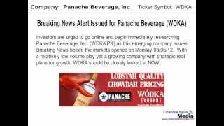 WDKA  Panache Beverage Inc Press Release for 03052012 [upl. by Lantz]