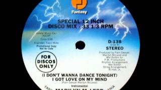 Marilyn McLeod ‎ I Dont Wanna Dance Tonight I Got Love On My Mind instrumental 1979 [upl. by Aramit137]