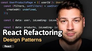 Refactoring a React component  Design Patterns [upl. by Eyla422]