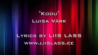 Luisa Värk  Kodu [upl. by Ailedua824]