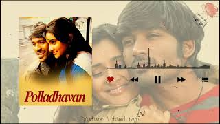 polladhavan love bgm gv prakash bgm link in description tamil bgm [upl. by Aikar]