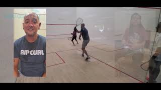 Racquetball players try out Squash57 for the first time [upl. by Fricke468]