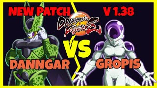 DBFZ NEW PATCH 138  DANNGAR vs GROPIS Jiren Cell Gotenks vs Super Baby 2 Cell Frieza [upl. by Amorita]