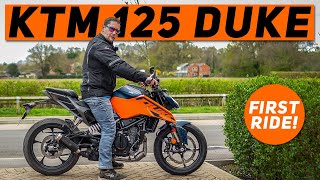 2024 KTM 125 Duke  First Ride Review [upl. by Edwina]