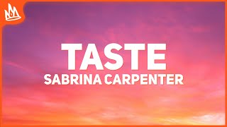 Sabrina Carpenter – Taste Lyrics  Letra [upl. by Anderson]