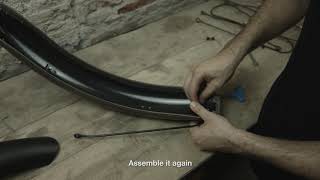 Rayvolt Bike  Cruzer Leather Mudguard tutorial [upl. by Casaleggio]