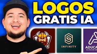 Como CREAR LOGO con INTELIGENCIA ARTIFICIAL GRATIS 2024 [upl. by Aihsetel]