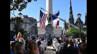 Lafayette Statue Groundbreaking 2017 Centennial Commemoration [upl. by Alvis]