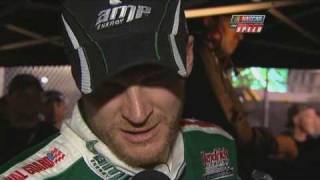 2009 NASCAR Dale Earnhardt Jr vs Brian Vickers Daytona 500 Driver Responses HD [upl. by Almond]