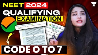 Qualifying Exam Codes Complete Information  NEET 2024 Application Form  Seep Pahuja [upl. by Siward]