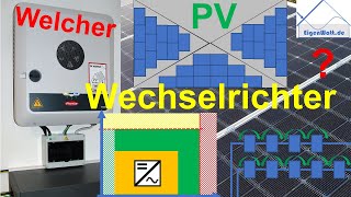 Wie den richtigen Wechselrichter für meine Photovoltaikanlage mit elektrischer Auslegung finden [upl. by Idnahs]