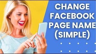 How to Change Your Facebook Page Name in 2024 [upl. by Bore]