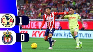 AMERICA VENCE 1  0 A CHIVAS POR LA JORNADA 7  LIGA MX  REY DEPORTIVO [upl. by Haelahk]