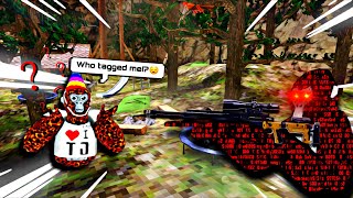 AIMBOT IN GORILLA TAG Mod Trolling  Funny moments [upl. by Noirrad829]