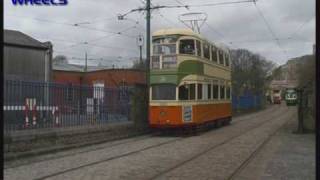 Glasgow Tram 1282 in action at Crich Tramway Village [upl. by Shelburne]