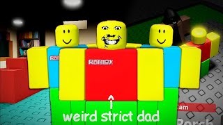 Weird Strict Dad How to Beat  Full Walkthrough  Roblox [upl. by Ybur]