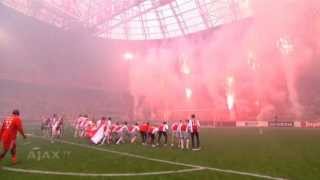 Ajax viert titel met fans [upl. by Aicittel]