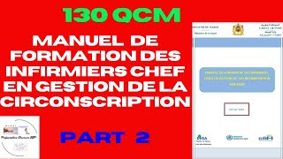 2  Manuel de formation des infirmiers chef en gestion de la circonscription  130 QCM [upl. by Ramos]