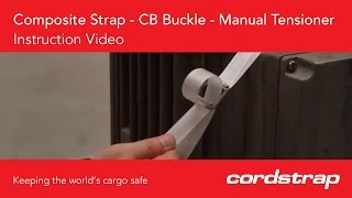 Instruction video  Composite Strap  CB Buckle  Manual Tensioner [upl. by Kingston]