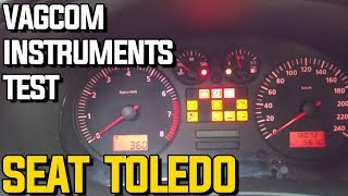 VAGCOM Instruments Test Seat Toledo [upl. by Ludwog]