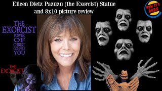 Eileen Dietz Pazuzu Captain Howdy The Exorcist Statue and 8x10 autograph review [upl. by Lehcor537]