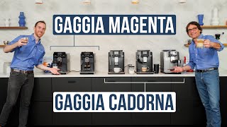 Compare Gaggia Magenta vs Gaggia Cadorna Automatic Espresso Machines [upl. by Nwahsyar145]