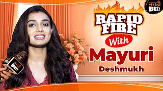 Rapid Fire With Mayuri Deshmukh  Man Dhaga Dhaga Jodate Nava  Star Pravah [upl. by Ran]