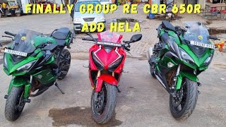 Dr Babu Kara Nua Honda CBR 650R  Kawasaki Ninja 1000  Hyper Ride  Superbike Reaction [upl. by Ellette682]