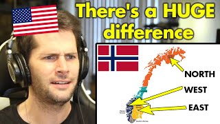 American Reacts to Norwegian Dialects North vs East vs West [upl. by Garett340]