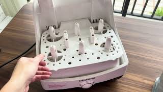 Review Bottle Sterilizer Baby Brezza [upl. by Avron]