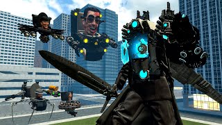 NEW UPGRADED TITAN CAMERAMAN VS ALL SKIBIDI TOILET BOSSES In Garrys Mod [upl. by Fricke]