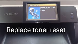 How to reset Brother MFC9330CDW Toner level [upl. by Crispin217]