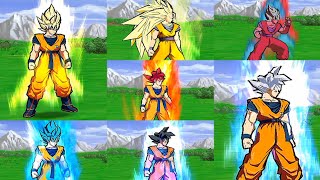 Dragon Ball Shin Budokai 2 Mod  All Goku Transformations Android PPSSPP [upl. by Poucher]