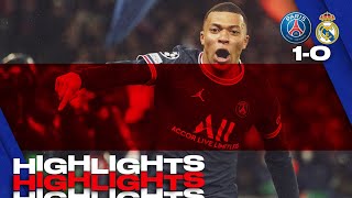 HIGHLIGHTS  PSG 1  0 REAL MADRID  Mbappé ⚽️ [upl. by Eeltrebor]