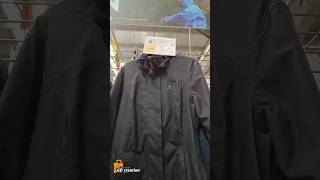 QUECHUA Women Hiking Rain Jacket MH100 Black women raincoat  decathlon raincoat vairalvideo [upl. by Beasley]