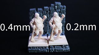 Bambu Lab A1 02 VS 04 Nozzles for Miniatures Which is Best [upl. by Lars985]