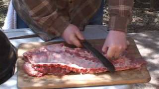 How To trim Spare Ribs St Louis Style  Tip [upl. by Flodur540]