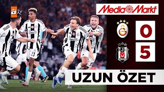 Galatasaray 0  5 Beşiktaş  2024 Süper Kupa Finali  Uzun Özet [upl. by Silva165]