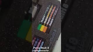 Pentel Multi 8 HiplannerBR pentel hobonichi [upl. by Norrahc171]