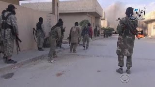 ISIS continues takeover of Syrian border town [upl. by Naugal]