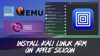 UTM – Install Kali Linux ARM on Apple Silicon Native QEMU Option [upl. by Armond649]