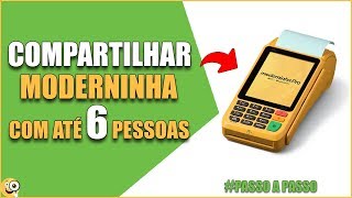 Compartilhamento de Máquina PagSeguro  Como COMPARTILHAR MODERNINHA Passo a Passo [upl. by Sheryl989]