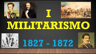 PRIMER MILITARISMO 1827  1872 [upl. by Pesek874]