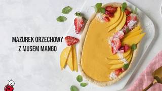 Czas na Święta  Wielkanoc Przepis na mazurek orzechowy z musem mango [upl. by Bettina813]