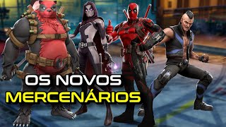 Apresentando os Mercenários Pagos  Marvel Strike Force [upl. by Ocirne]